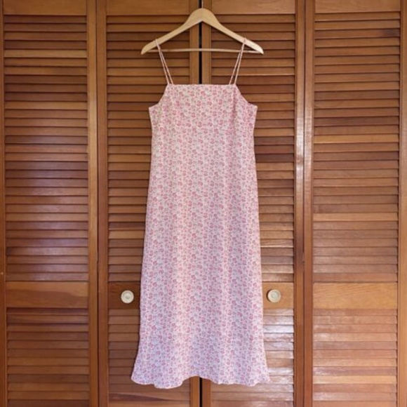 Y2K Vintage GAP Women's Maxi Dress Size 10 Medium Floral Sleeveless 90s 2000s - Picture 14 of 14